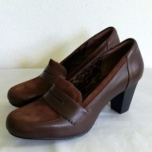 Clarks Bendables Leather/Suede Upper Shoes Size 9 M